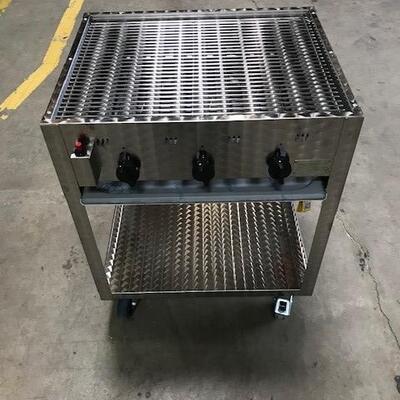 ../frankl24shop/Gasgrill Standgerät, fahrbar, mit Rost